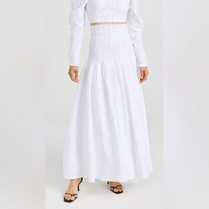 [bardot] Zeta Midi Skirt In Orchid White